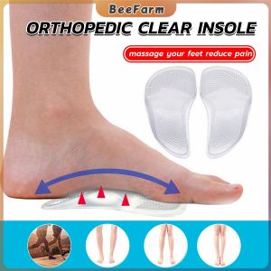 B.F. Clear Insole Orthopedic Professional Arch Support Insole Flat Foot Orthotic Insole Insert Silicone Orthotic Pad