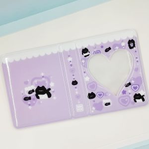 3 Inch Mini Photo Album Photocard Collect Book LOMO Card Holder With 36 Pockets