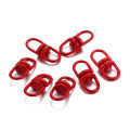 St.kunkka 20pcs 19.25x8.75mm Rotate Candy-Colored Lobster Clasps Hooks Keychain Rings Metal Keychain  Material For Diy Keychain Connectors. 