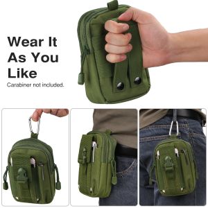 Outdoor Waist Bag Molle Tactical Waterproof Travel Bags Phone Belt Pouch Army SWAT Military Camouflage Worker Accessories Waist Packs