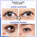 SACE LADY Waterproof Mascara Makeup Lasting Long Lengthening Lashes Make Up Curling Eye Smudge-proof Cosmetics. 