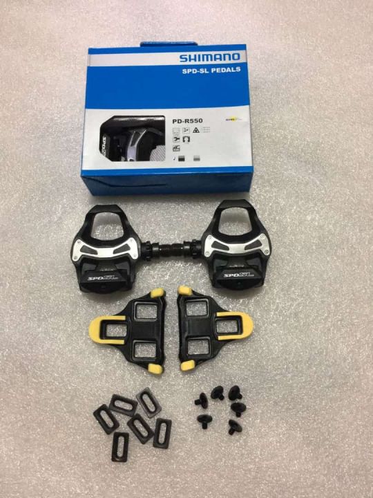SHIMANO PD-R550 Pedal Sepeda I Pedal Cleat Sepatu untuk Road - Main Image