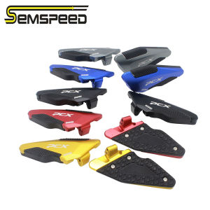 SEMSPEED For Honda PCX 150 125 2018-2020 Motorcycle CNC Rear Footpegs Passenger Foot Pegs