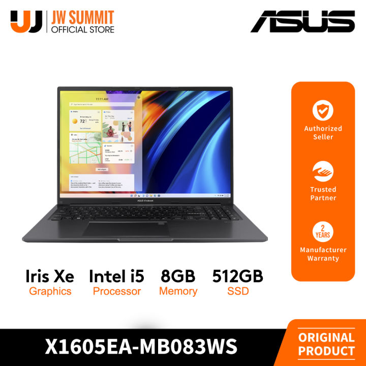 Asus Vivobook 16 X1605EA-MB083WS WUXGA i5-1135G7 8GB