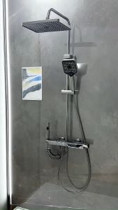 SG Ready Stock Thermostatic Shower Set Digital Display Premium Rain Shower System