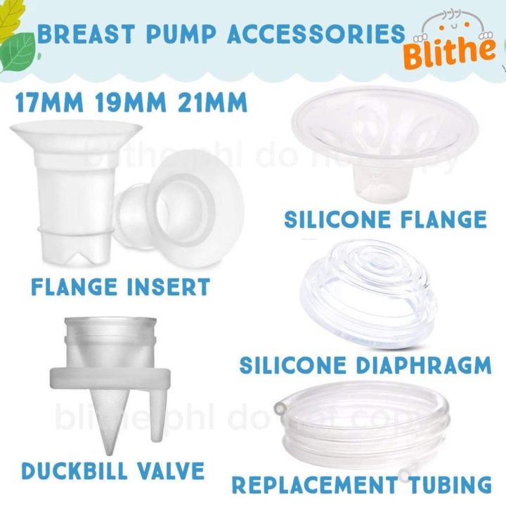 blithe breast pump accessories insert 17mm 19mm 21mm replacement