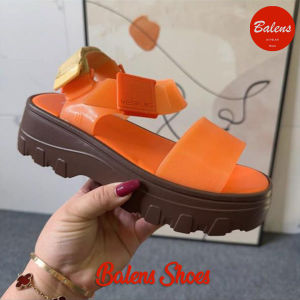 BL- 88-1 Sepatu Sandal Platform Wanita Kick Off Sandal Wedges Import Sandal Wedges Jelly Tali Belakang
