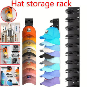 Hat Organizer Hold 10 Grids Wall Mounted Hat Racks with Strong Load-bearing Large Capacity Cap Display Home Decoration Racks