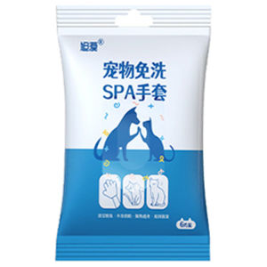 Vivirich ผ้าเช็ดสัตว์เลี้ยงสปาไม่ต้องล้างน้ำ ฆ่าเชื้อรากลิ่นเหม็น ทำความสะอาดเท้าหน้าตูดสุนัขแมว