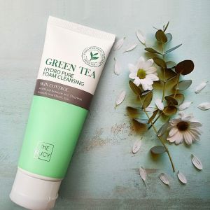 [CHÍNH HÃNG] Sữa rửa mặt trà xanh làm sạch sâu phù hợp cho da mụn cao cấp Hàn Quốc THE RUCY HYDRO PURE FOAM CLEANSING GREEN TEA 150ml