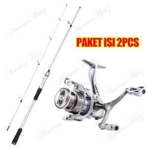 Joran Pancing Tongkat Pancing Joran Pancing Carbon UL Portabel 2 Bagian 1.65M 1.8M 2.1M / pancing 1 set lengkap kuat / Joran Pancing 1 Set Reel Besi / joran pancing 1 set murah / pancing casting full set / reel bc 1 set lengkap / reel pancing full besi