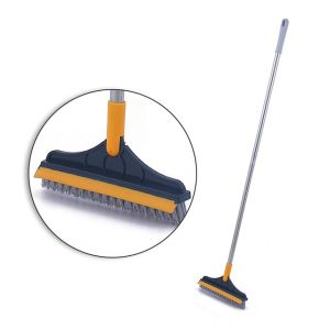 Cleaning Brush Long Handle Removable Floor Suitable for Home Kitchen Bathroom Glass Wiper【2-in-1】【3in1】