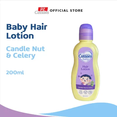 Cussons Baby Hair Lotion Candle Nut & Celery 200ml - Losion Rambut Bayi