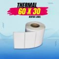 Klik-Beli Kertas Thermal Sticker 60x30 mm Isi 1000 Pcs/Roll Kertas Tempel Print Resi Label Paper Barcode. 