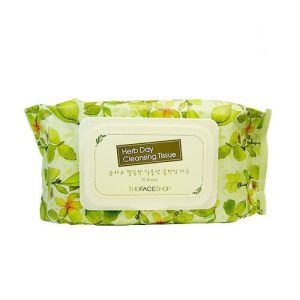 Khăn ướt tẩy trang Herb Day Cleansing Tissue The Face Shop
