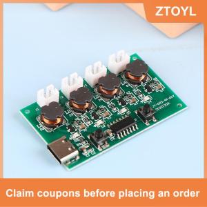【ZTOYL】 Dc5v Type-C mini tạo độ ẩm Bộ dụng cụ DIY Mist Maker điều khiển bảng mạch 4 Fogger atomization tấm phim dao động mô-đun
