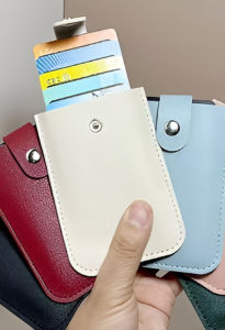 🔥Hot Sale🔥Multifunctional Anti Demagnetization ID Bag Pull Tab Multi Card Holder RFID Blocking ID Card Protector Slim Thin Minimalist Wallet For Credit Cards Driver License Cash RFID Blocking Card Holder ID Card Protector Pull Tab