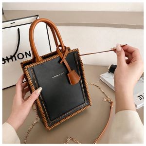 [Có Video HD] Túi Xách Handmade Túi Tự Đan Da PU Kiểu Dáng Đứng Dài Thời Trang Đầy Đủ Set Phụ Kiện Đan Túi DIY - EB37