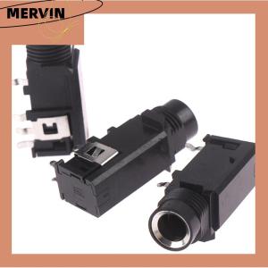 [MERVIN]💖[HOT SALE]🎈🎈 [Csndices] 3pcs lot 6.35mm Jack stereo female socket connector audio adapter 4pin