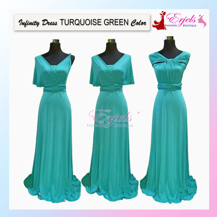 TURQUOISE MOTH - fantasy wide laced dress with wide decorative sleeves mde  of satin cotton | Fantasy \ Women's costumes