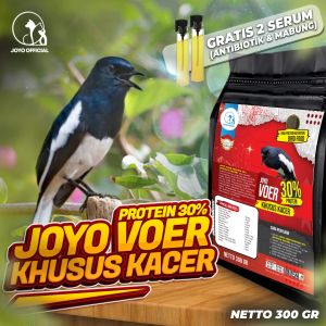 MAKANAN BURUNG KACER | VOER BURUNG KACER | VOER HARIAN | VOER NUTRISI KOMPLIT | VOER KHUSUS KACER 30% 300GR