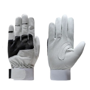 Breathable Work Gloves with Quick Release Strap for Gardening Mechanical Repair and Heavy Duty Protections Multifunction