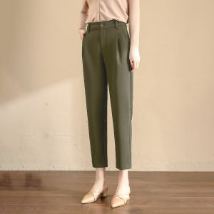 Quần tây baggy nữ lưng cao thun sau dáng công sở thanh lịch hiện đại - 231