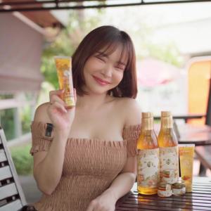 แพ็คคู่น้ำผึ้งเกสรดอกลำไยแท้100% Sun Forest ขวดละ 1000 กรัม