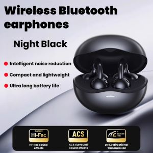 หูฟังบลูทูธไร้สายต่างหูแบบหนีบหูฟังตัดเสียงรบกวนอัจฉริยะหูฟังเสียงประกอบ Dolby อายุการใช้งานและหูฟังบลูทูธทางธุรกิจเหมาะสำหรับทั้งอุปกรณ์ Apple และ Android