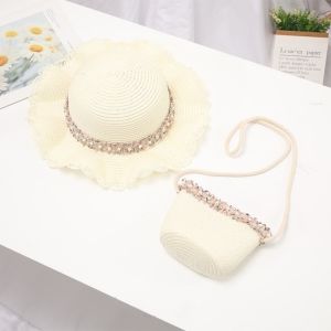 UNIITY Cute Kids Sun Hat Multiple Colors 2-8 Years Children Sun Hat Fashion Straw Hat Beach