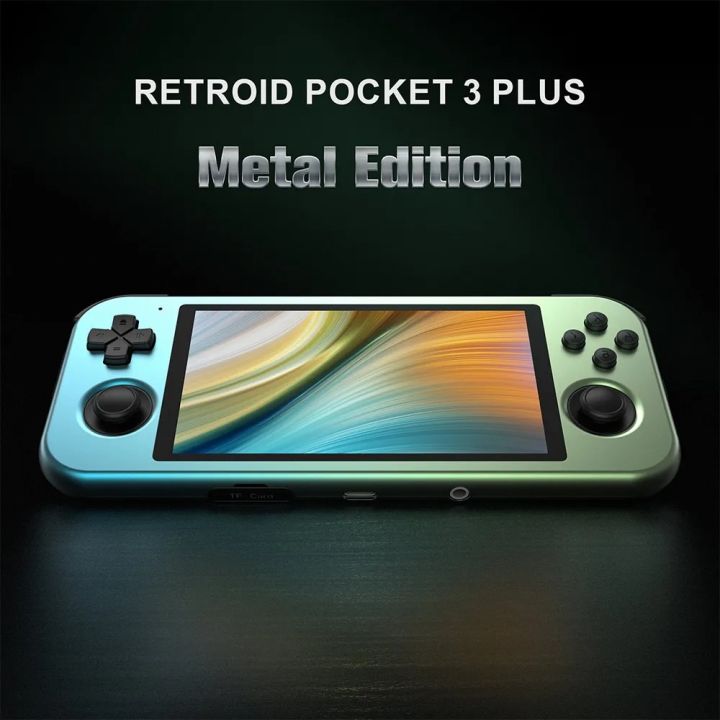 Retroid Pocket 3Plus Metal Edition 4.7Inch Touch Screen Handheld Game