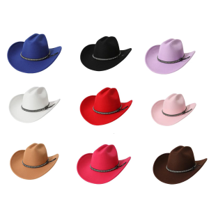 Stylish Sun Shield Hat Widen Brim Western Hat Vintage Flat Brim Hat for Men Women Hiking Camping Fishing Travel