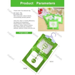 [1Bag] Hanging Drying Clothes Wardrobe Desiccant | Home Wardrobe Dehumidifier Dry Bag Moisture Absorption Dehumidify