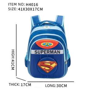 16inch Cartoon  Style Cute School Backpack bag For Kids Boys bagpack with pencil case #029