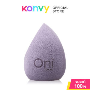 Oni Two-Sided Beveled Soft Sponge โอนิ พัฟฟองน้ำสำหรับแต่งหน้า (Lavender Purple/Choco Brown/Sakura Pink)