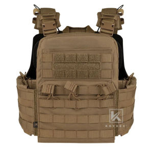 2024KRYDEX 500D Tactical Vest CPC Plate Carrier Heavy Duty Modular MOLLE Vest Magazine Radio Pouch Combat  Outdoor Gear