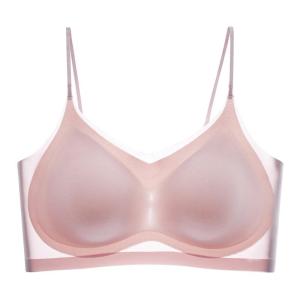 COCOAFashion Summer Ultra-Thin Ice Silk Lifting Bra Women Plus Size Seamless Wireless Everyday Bralette Cool Lightly Sports Bra
