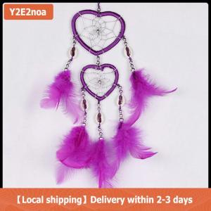 【Local shipping】 1x Feather Dream Catcher Wind Chimes Car Interior Wall Dreamcatcher Ornaments