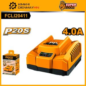 Sạc pin 20V INGCO FCLI2001 FCLI20411 Đế sạc nhanh công suất 50W