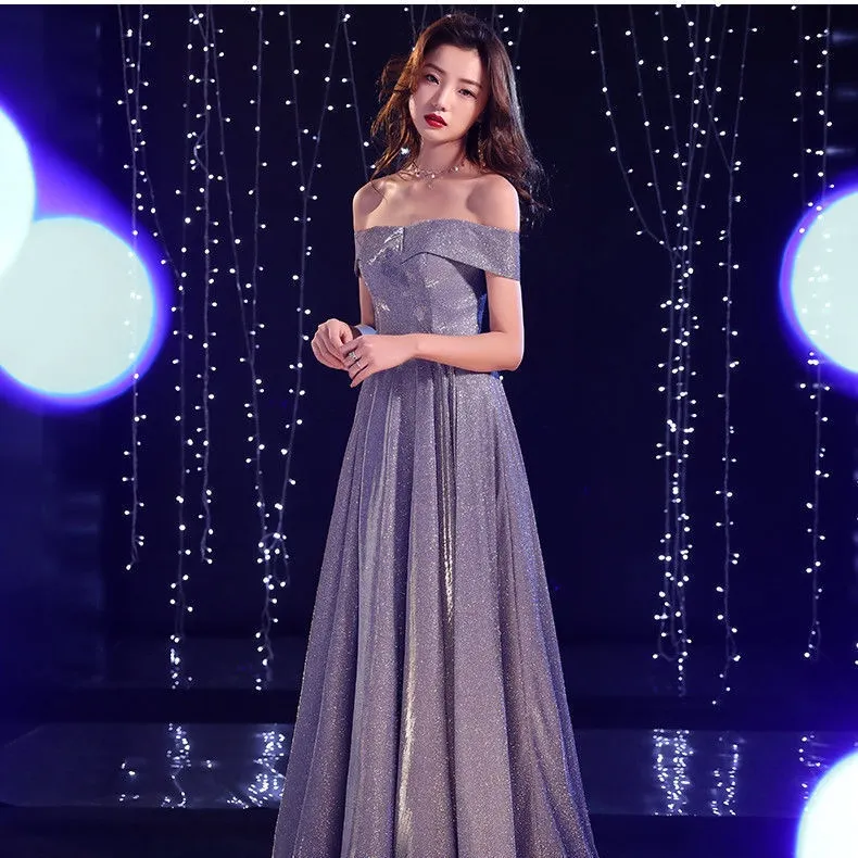 Recoal&Mall】 Fishtail formal dress women Evening Dinner Gown