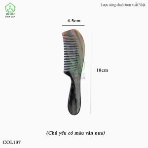 [FREESHIP MAX]Lược sừng xuất Nhật chuôi trơn cao cấp - Nhiều kích cỡ tiện dụng