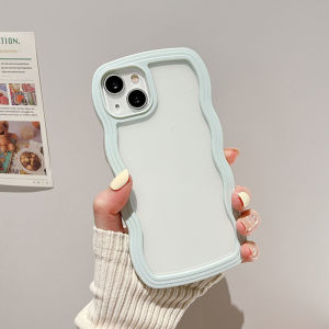Candy Color iPhone Case 2 In1 Wavy Texture for iPhone 11 12 13 14 Pro Max 6 6S 7 8 Plus X XR XSMax SE Shockproof TPU Soft Casing Cover