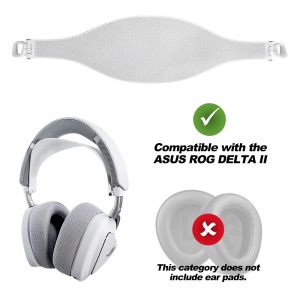Head pad For ROG DELTA II Headsets Widened headband pressure-relief pad earpads