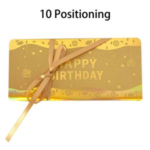VMCTRD Foldable Birthday Red Envelope Greeting Card Birthday Red Envelope Multiple Card Slots Musical Light Greeting Card 3D Years Money Red Envelope