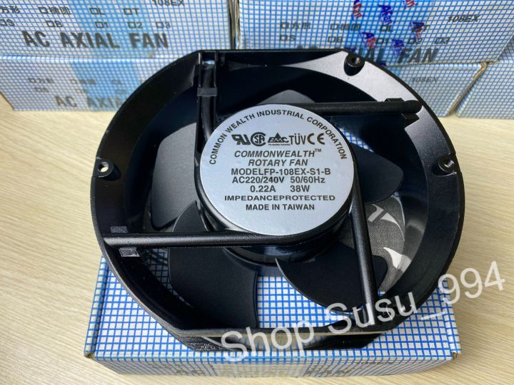 Ventola Assiale 92x92x25mm Commonwealth 220V - Metallica Con Cuscinetti Bronzo 2800 Giri/min - Foto 13