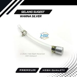 Selang Sugest PREMIUM CNC Pipa reservoir pengganti tabung master rem KTC RCB Oval Izumi CORSA CORTA