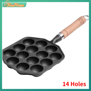 【Fast Delivery】7/12/14/20 Holes Takoyaki Grill Pan Plate Uncoated Non Stick Pot Cooking Mold Home Kitchen Tools【Arrive 1-3 Days】