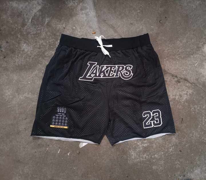 NBA Los Angeles Lakers high quality mens basketball jersey shorts