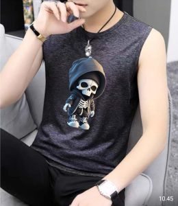 Kaos Tanktop Pria Dewasa Motif SKULS / Kaos Singlet Pria Dewasa / Kaos Buntung Olahraga Gym Keren  Kaos dalam Santai Terbaru . COD