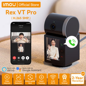 IMOU Rex VT Pro Indoor Camera with 3K live monitoring Security CCTV Connect to Cellphone Rechargeable Battery video call